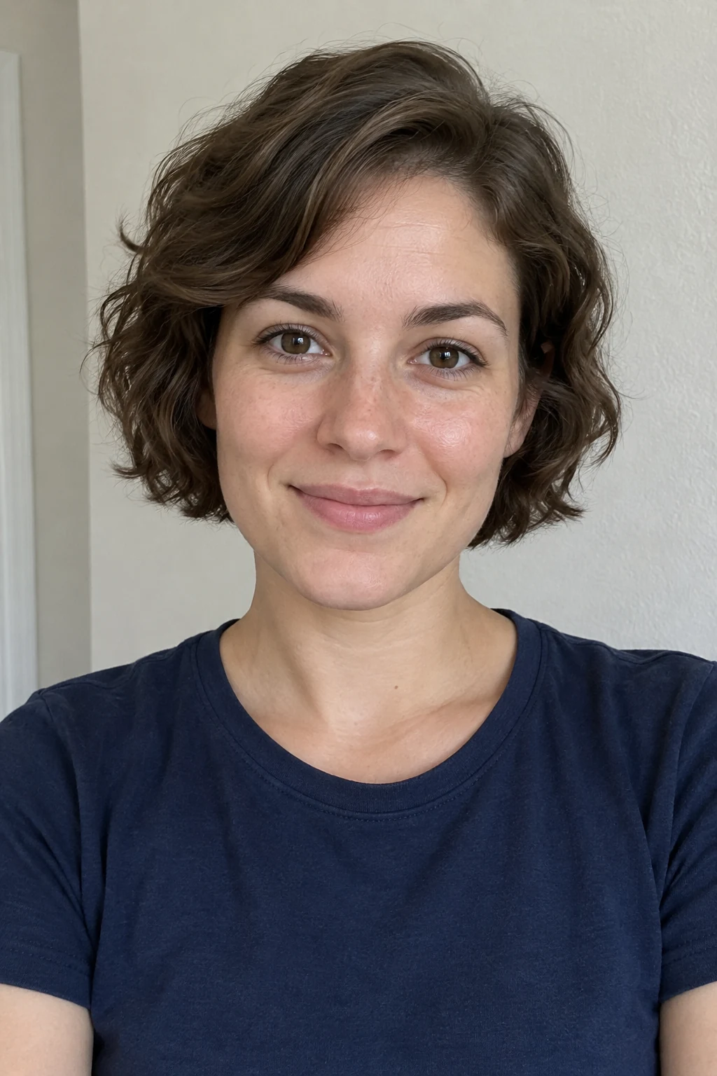 Everyday portrait of an adult in a plain shirt facing the camera